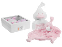 Giftbox różowy gryzak