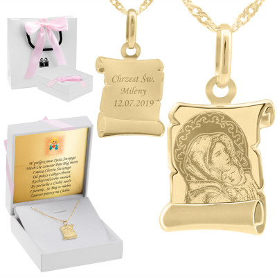 Białe z różową kokardką