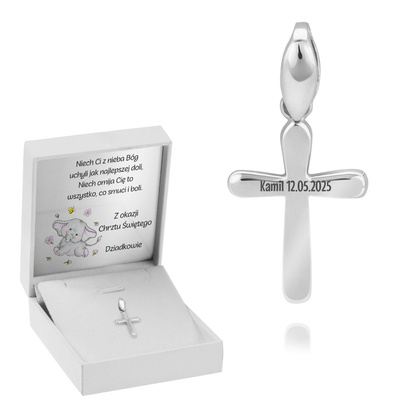 Białe z niebieską kokardką