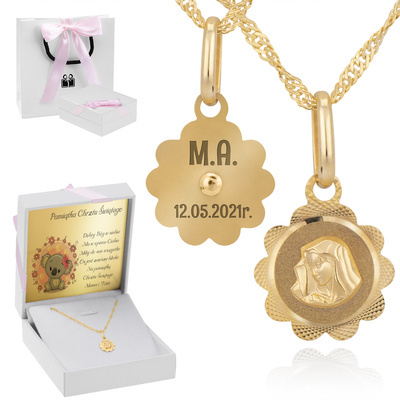 Białe z różową kokardką