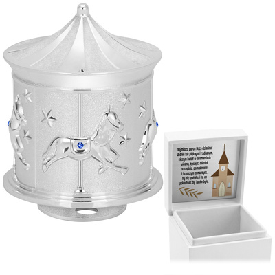 Białe pudełko / Pozytywka błękitna