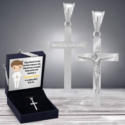 granatowe z szarą kokardką