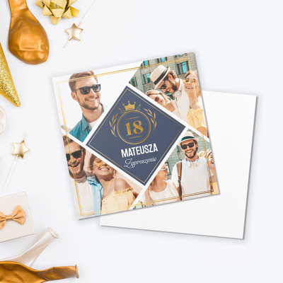 Kolaż zdjęć z logiem