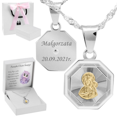 Białe z różową kokardką