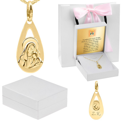 Białe z różową kokardką